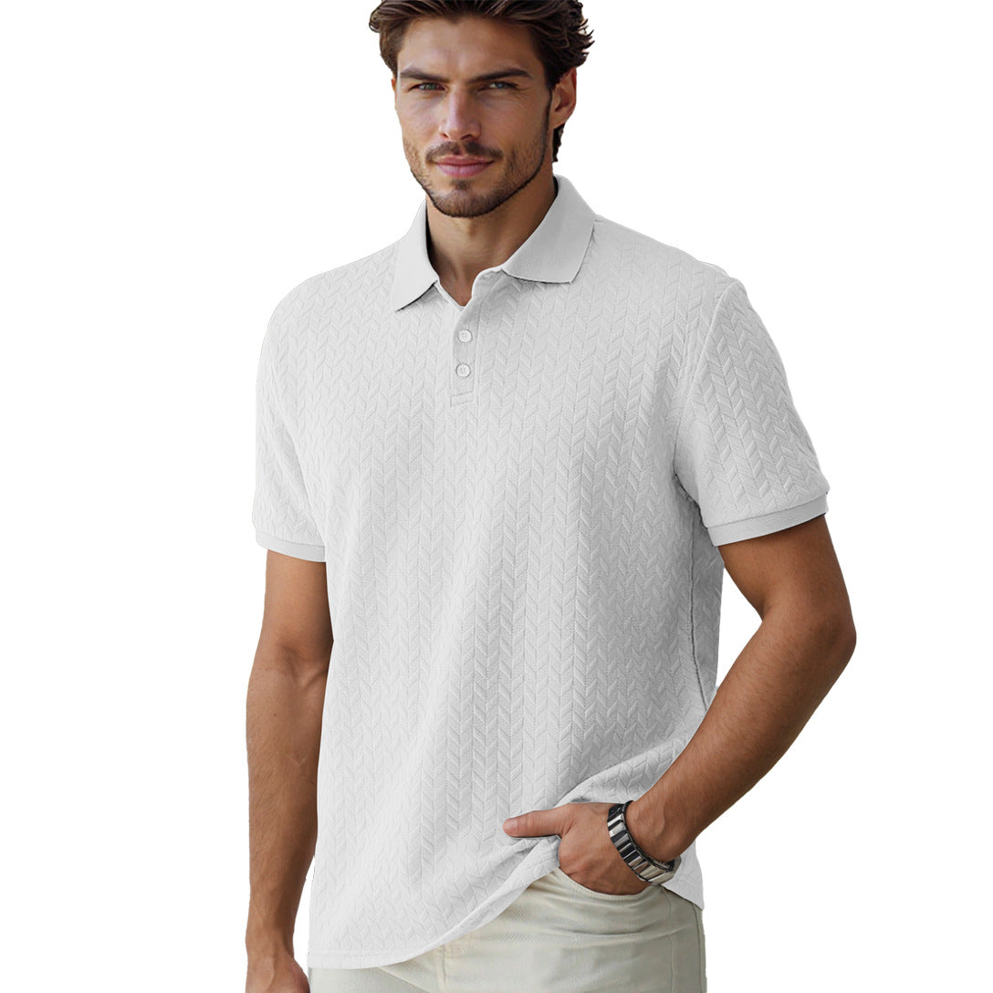 Herren Poloshirt Modern Strukturiert Baumwolle Berlin