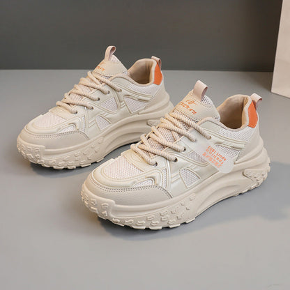 Damen Sneaker Chunky Sportschuhe Atmungsaktiv Dämpfend