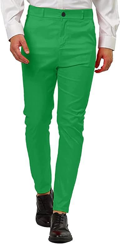 Herren Slim-Fit Hose Modern Elegant Schwarz