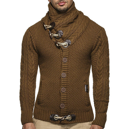 Herren Strickjacke Asymmetrisch Modern Trendig