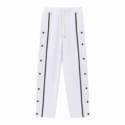 Herren Freizeithose Sportlich Bequem mit Knöpfen