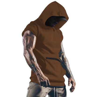 Herren Hoodie Sportlich Fit Muskelshirt Modern