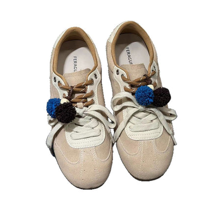 Damen Sneaker Bunt Wildleder Mode Schuhe