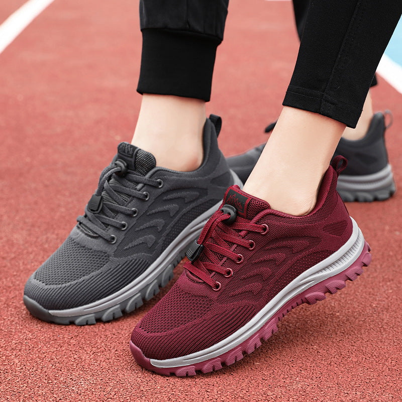 Damen Laufschuhe Sportlich Schnellschnürsystem