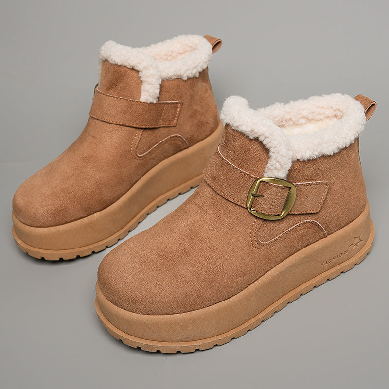 Damen Winterstiefel Warm Fleece Innenfutter Modisch - BerlinGlamour