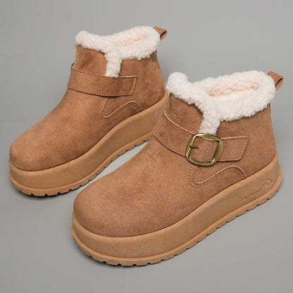 Damen Winterstiefel Warm Fleece Innenfutter Modisch - BerlinGlamour