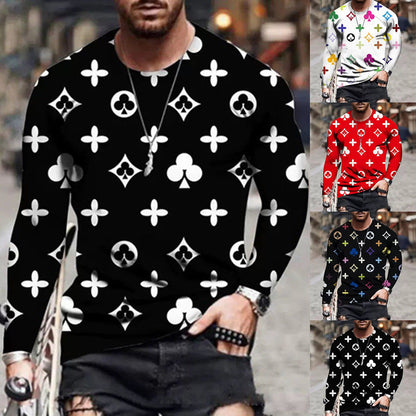 Herren Langarmshirt Bunt Trendig Berlin Style - BerlinGlamour