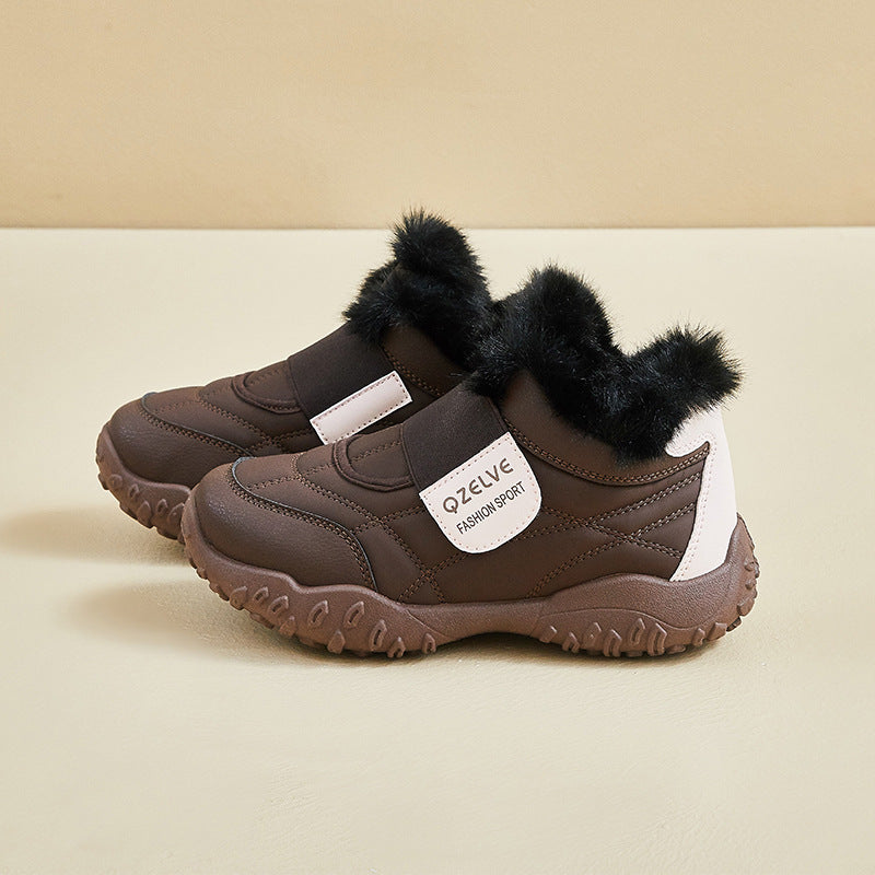 Damen Winter Sneaker Warm Flauschig Rutschfest