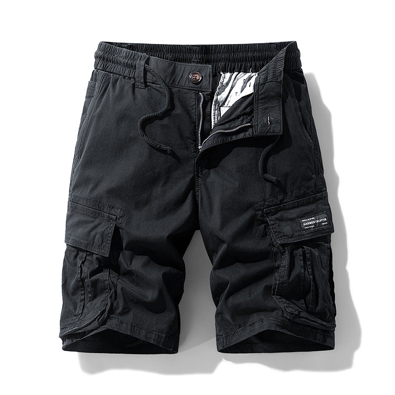 Herren Cargoshorts Elastisch Mit Taschen Sportlich