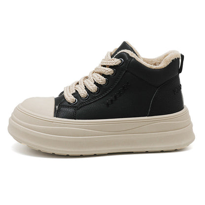Damen Sneaker High-Top Warmfleece Rutschfest