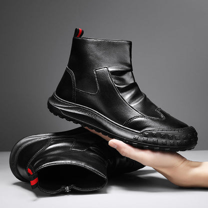Damen Ankle Boots Modisch Elastisch Rutschfest