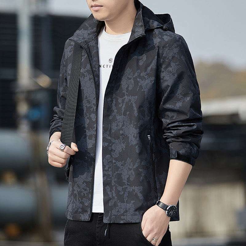 Herren Funktionsjacke atmungsaktiv Wasserdicht Modern