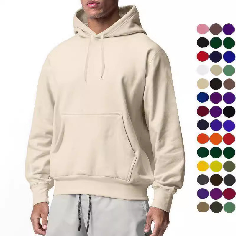 Herren Kapuzenpullover Klassisch Atmungsaktiv mit Kängurutasche