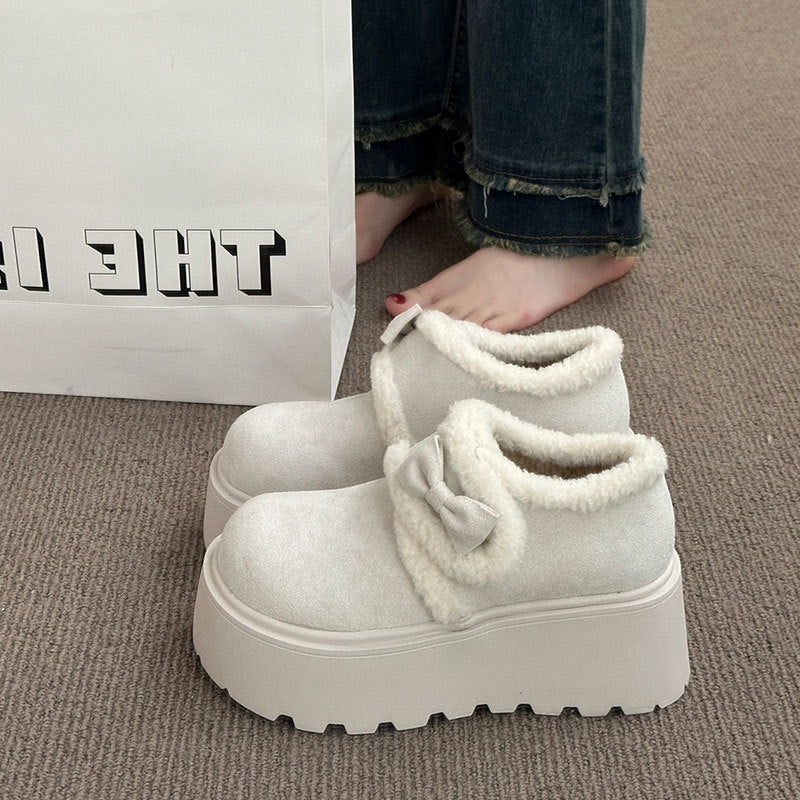 Damen Clogs Weich Bequem mit Schleife