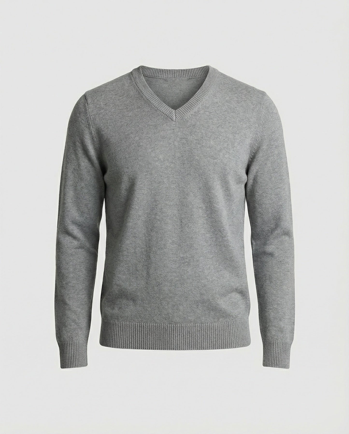 V-Ausschnitt Pullover Damen Baumwoll Weich