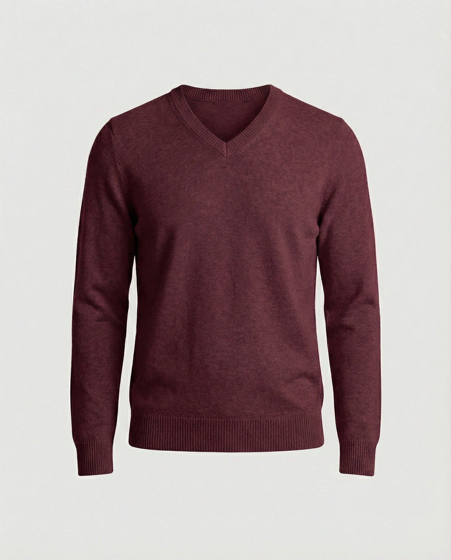 V-Ausschnitt Pullover Damen Baumwoll Weich