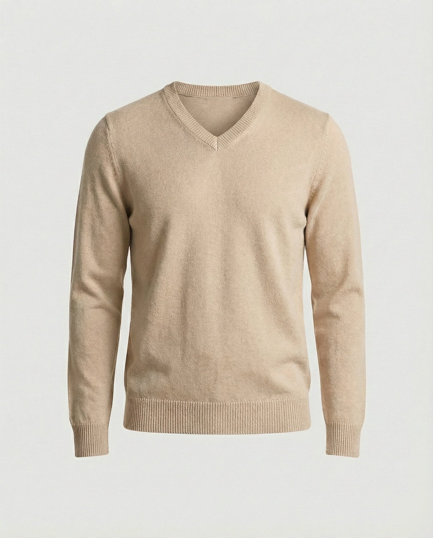 V-Ausschnitt Pullover Damen Baumwoll Weich