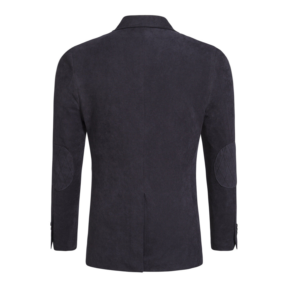 Herren Sakko Modern Weich Mikrofaser Slim Fit