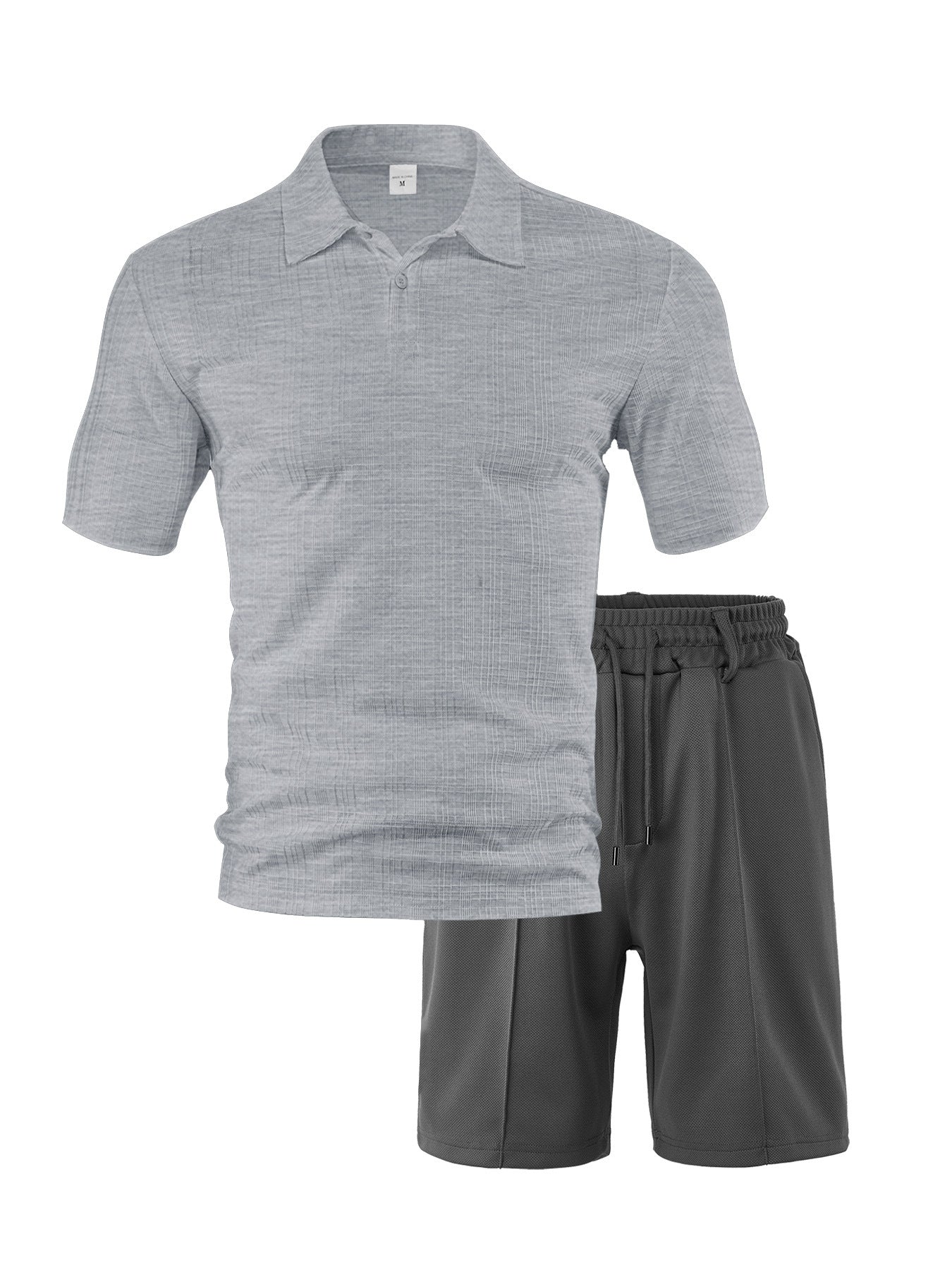 Herren Sportset Polo-Shirt und Shorts atmungsaktiv Modern - BerlinGlamour