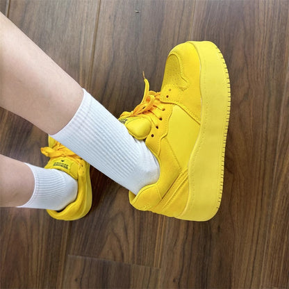 Damen Sneaker Plattform Schuhe Frauen Mode