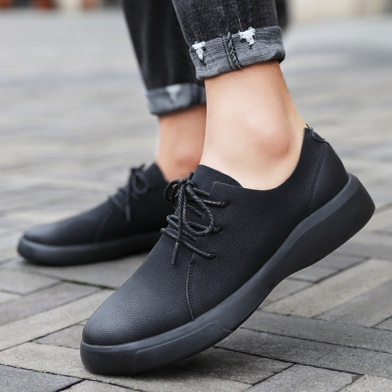 Damen Lederschuhe Bequem Modern Schwarz