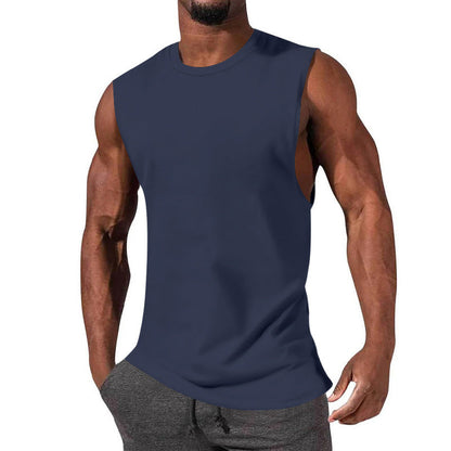 Herren Tanktop Sport Atmungsaktiv Baumwolle Modern