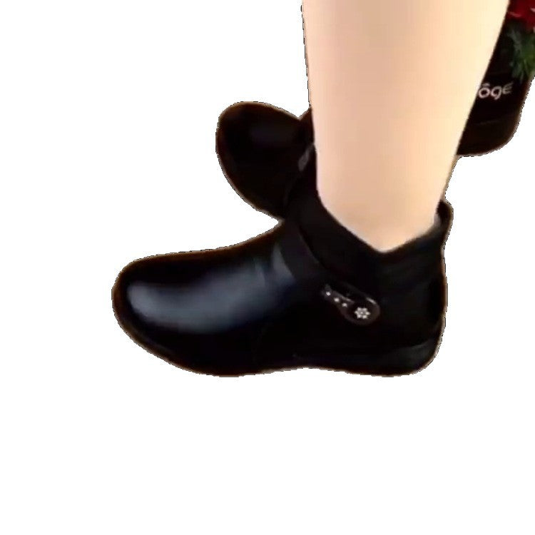 Damen Stiefeletten Warm Kuschelfutter Dekorativ