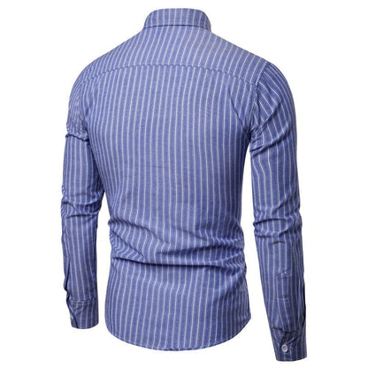 Elegantes Langarm-Hemd Herren Berlin Stil