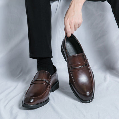 Elegante Herren Mokassins Modernes Design Schwarz