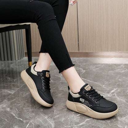 Damen Sneaker Sportlich Laufsohle Weich