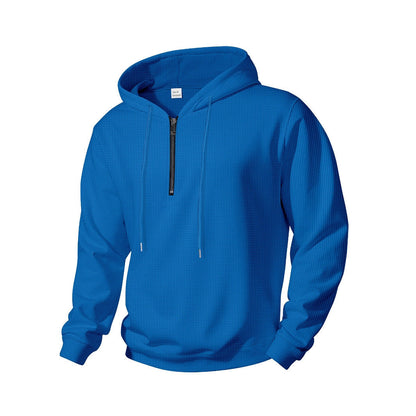 Herren Kapuzenpullover Sportlich Funktioneller Reißverschluss