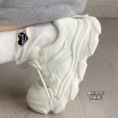 Damen Sneaker Chunky Weich mit Dämpfung System Damen Schuhe