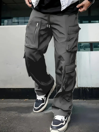 Herren Cargo-Hose Modern Multifunktional Taschen Bequem