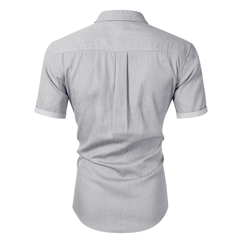 Herren Kurzarmhemd Karomuster Modern mit Brusttasche