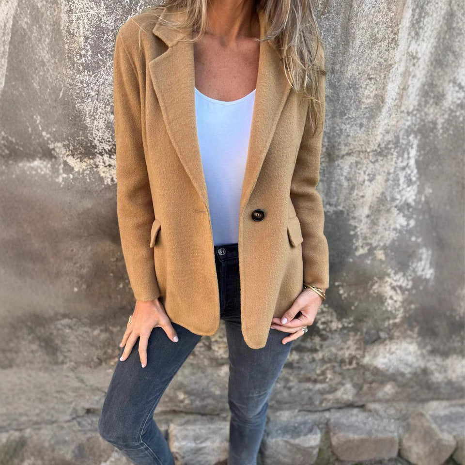 Damen Blazer Gestreift Elegant Berlin Style