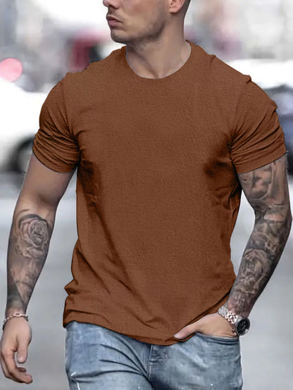 Bequemes Herren T-Shirt mit Struktur Optik