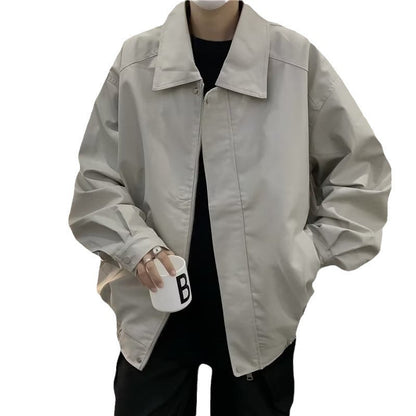Herren Übergangsjacke Lässig Modern Mit Taschen