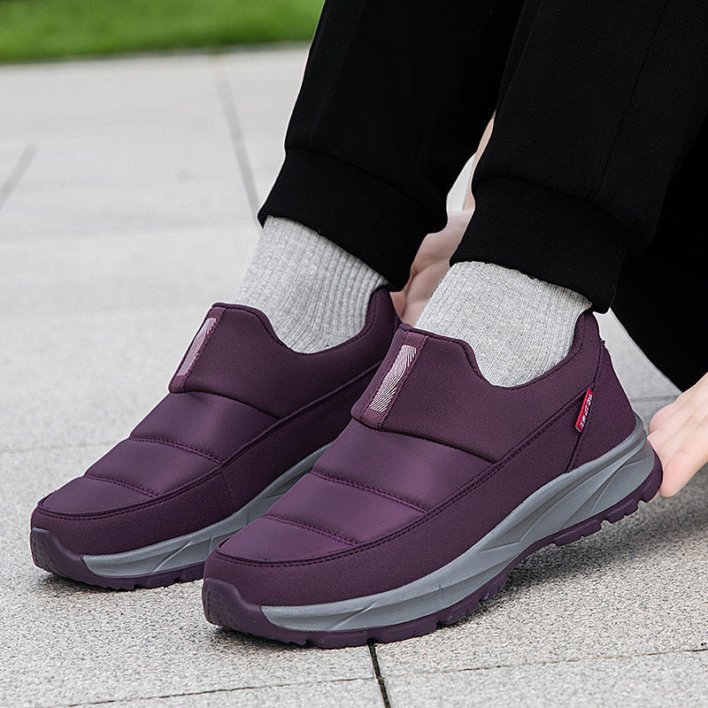 Damen Sneaker Bequem Slip-On Komfortschuhe Sportlich