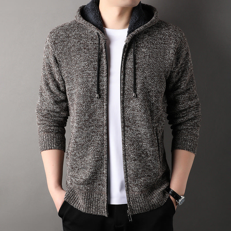 Herren Mode Jacke mit Kapuze und weich gefüttertem Innenfutter Berlin.