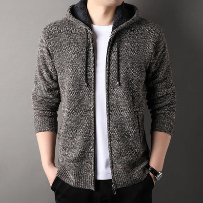 Herren Mode Jacke mit Kapuze und weich gefüttertem Innenfutter Berlin.