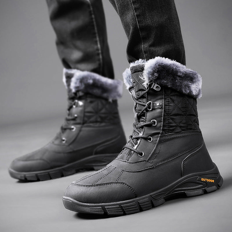 Damen Winterstiefel Weich Innenfutter Warm