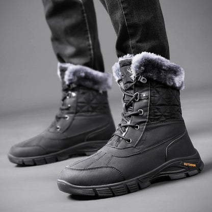 Damen Winterstiefel Weich Innenfutter Warm