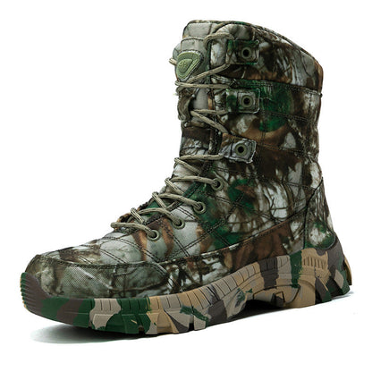 Herren Stiefel Camo Schnelltrocknend Outdoor Einsatzstiefel