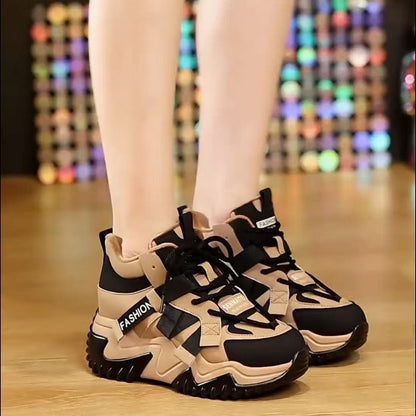 Damen Sneaker High-Top Sportlich Mit Dämpfung