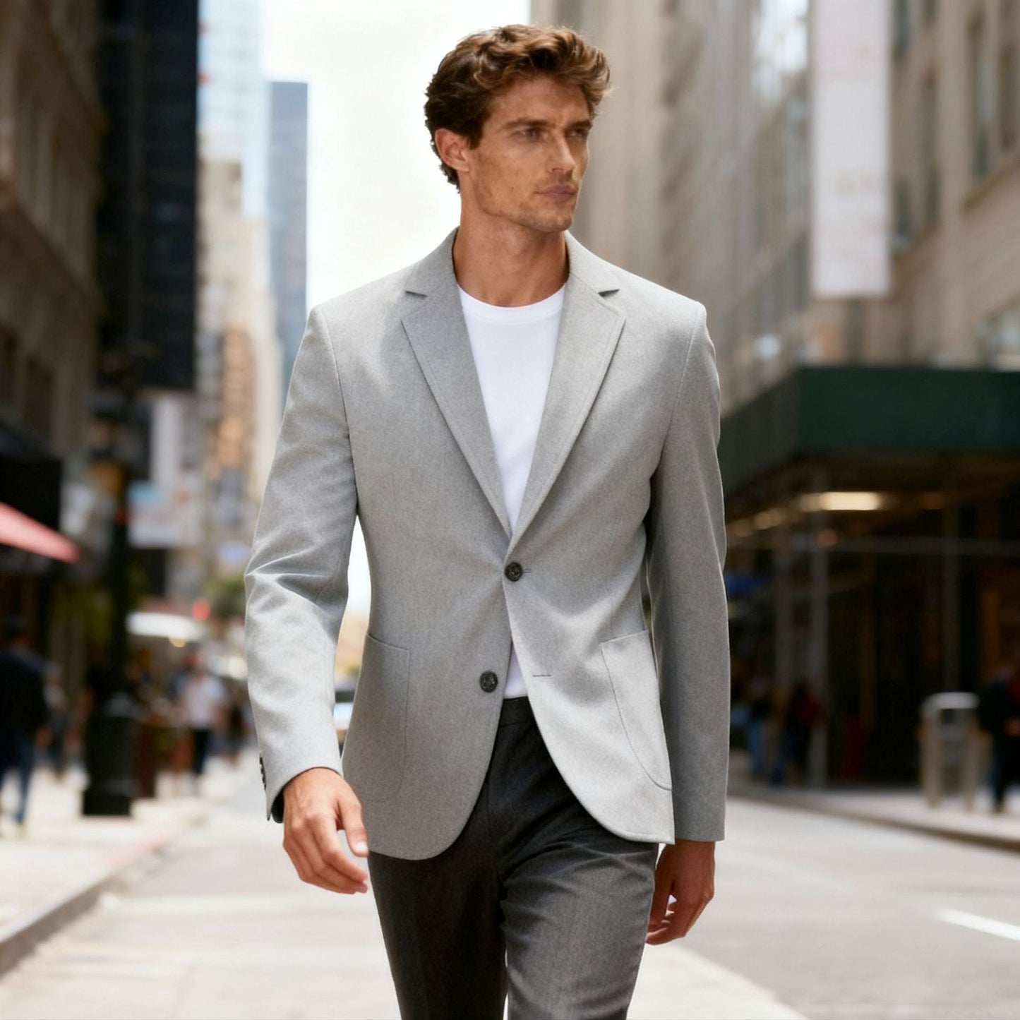 Herren Blazer Modern Regular Fit 2-Knopf-Modell