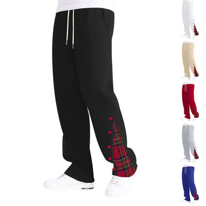 Bequeme Herrenhose Freizeit Hose mit Karomuster - BerlinGlamour