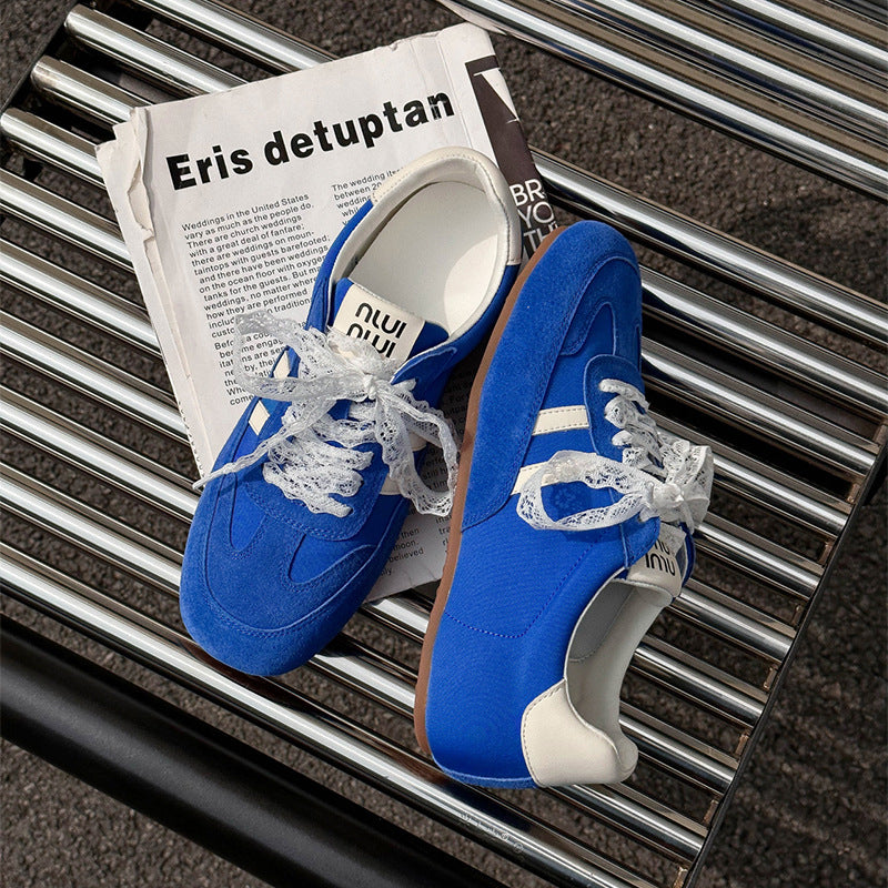 Damen Sneaker Luxus Obermaterial Rutschfeste Sohle