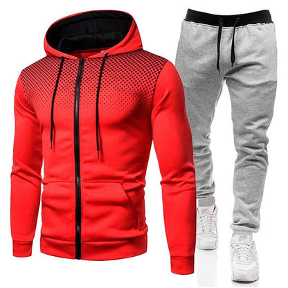 Trainingsanzug Herren Kapuze Sportlich Modern
