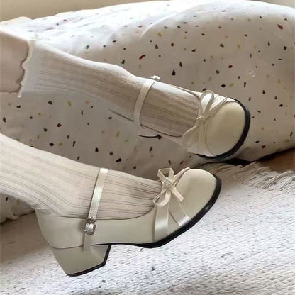 Damen Ballerinas Schleifen Detail Komfort Sohle