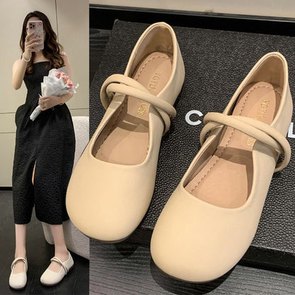 Ballerinas Damen Bequem Riemchen Schuhe Modisch - BerlinGlamour